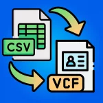 CSV to VCF (vCard)
