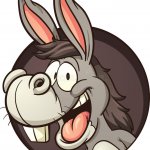 Веселый ослик