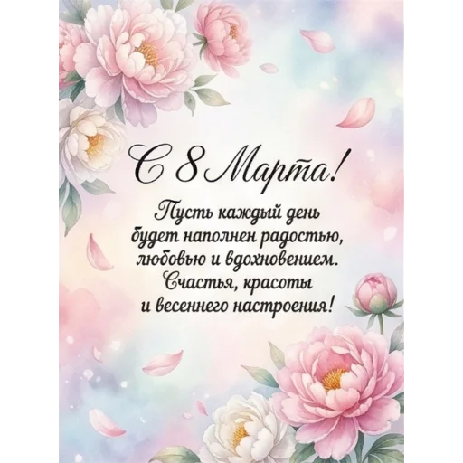 Открытки на 8 марта