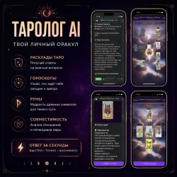 Таролог AI | Отношения • Расклады • Гороскоп